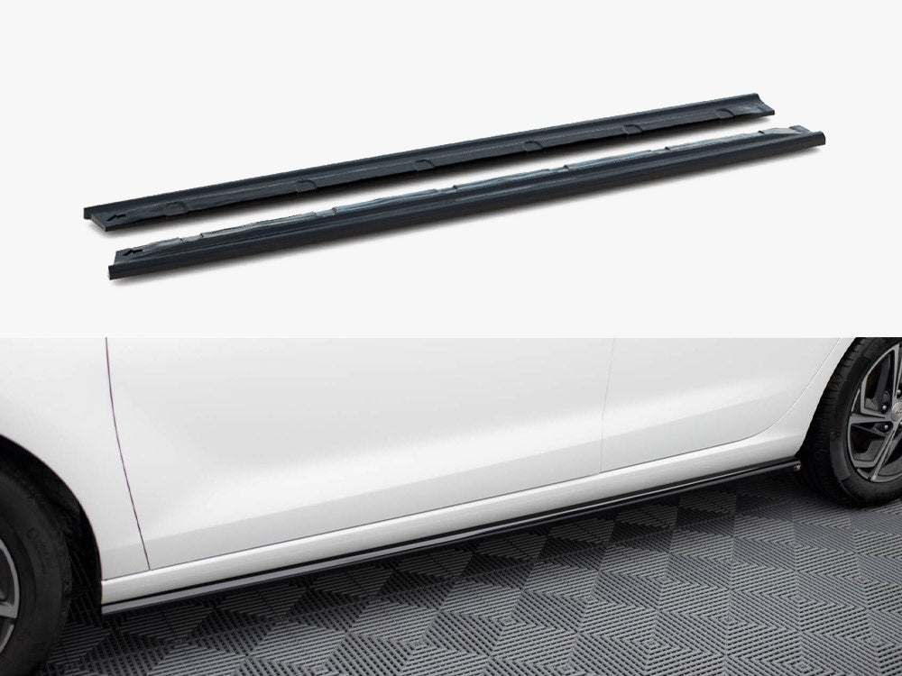 Side Skirts Diffusers compatible with Hyundai i30 N Line / Standard Hatchback / Fastback Mk3 Facelift