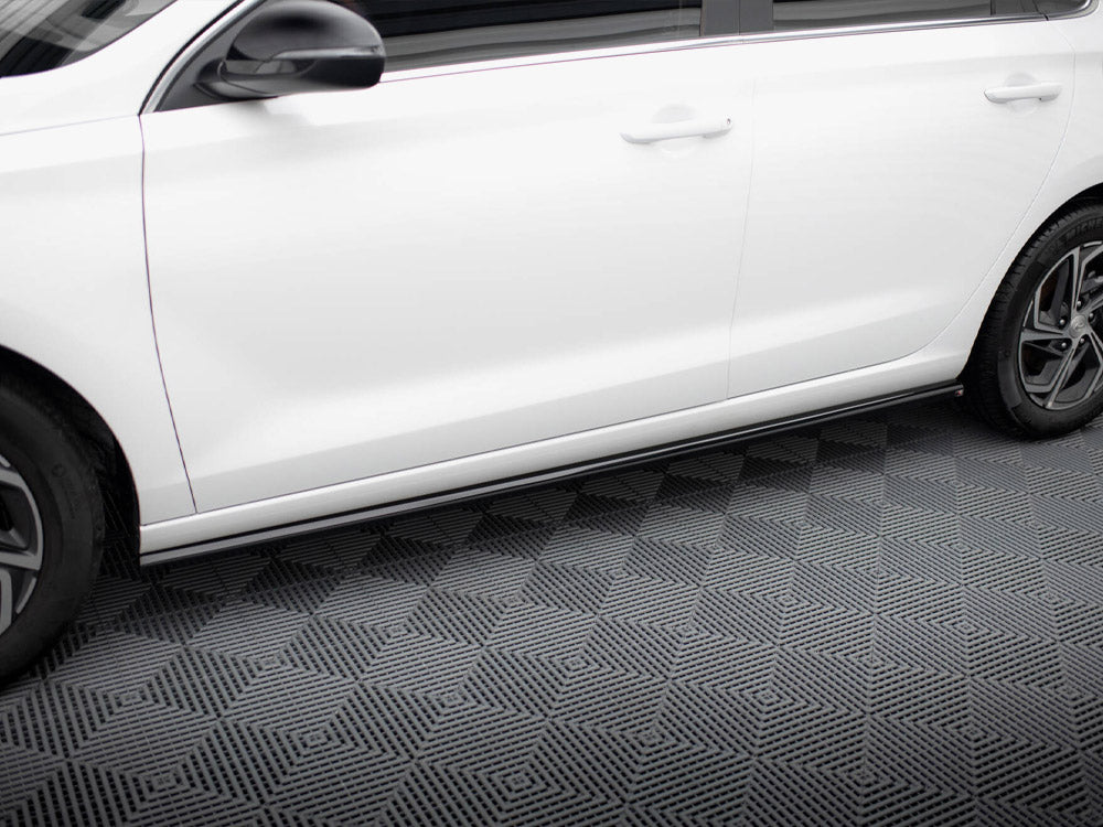 Side Skirts Diffusers compatible with Hyundai i30 N Line / Standard Hatchback / Fastback Mk3 Facelift