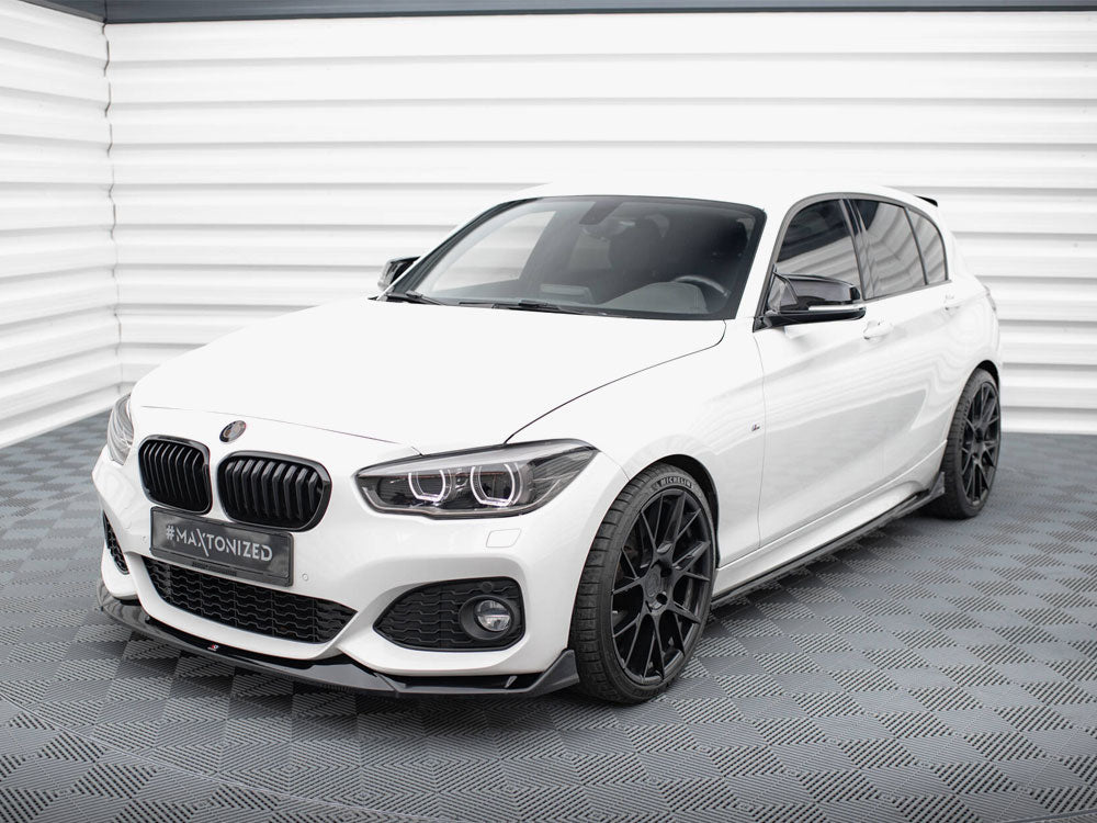 Front Splitter V.4 CSL Look compatible with BMW 1 M-Pack / M140i F20 Facelift