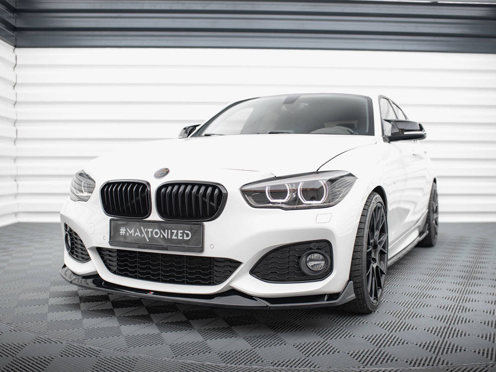 Front Splitter V.4 CSL Look compatible with BMW 1 M-Pack / M140i F20 Facelift