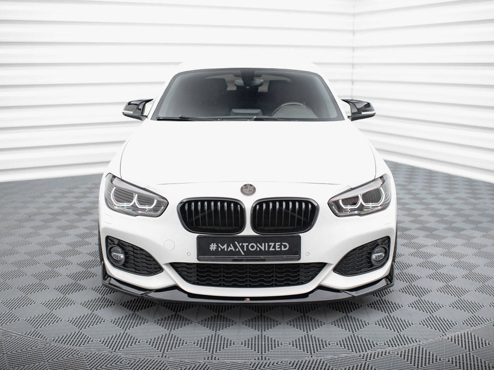 Front Splitter V.4 CSL Look compatible with BMW 1 M-Pack / M140i F20 Facelift