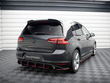 Spoiler CAP 3D compatible with Volkswagen Golf R / R-Line / GTI / GTD Mk7 / Mk7 Facelift