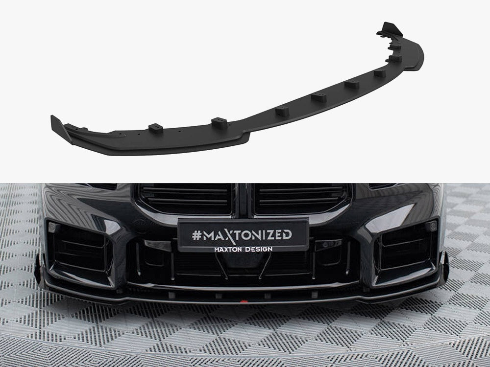 Street PRO Front Splitter + Flaps compatible with BMW M2 G87
