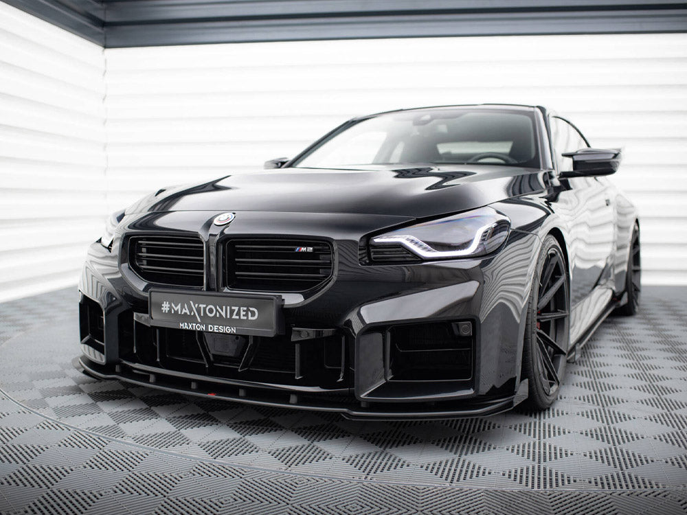 Street PRO Front Splitter + Flaps compatible with BMW M2 G87