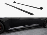 Street PRO Side Skirts Diffusers V.1 + Flaps compatible with BMW M2 G87