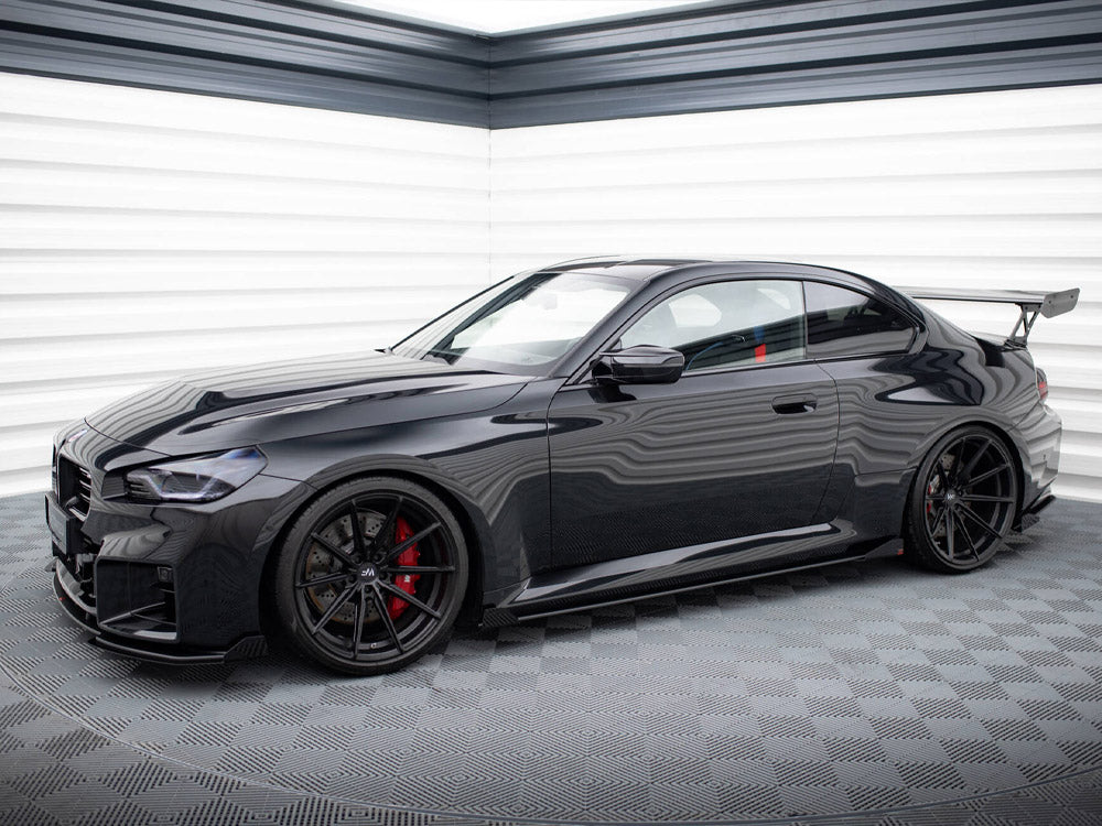 Street PRO Side Skirts Diffusers V.1 + Flaps compatible with BMW M2 G87