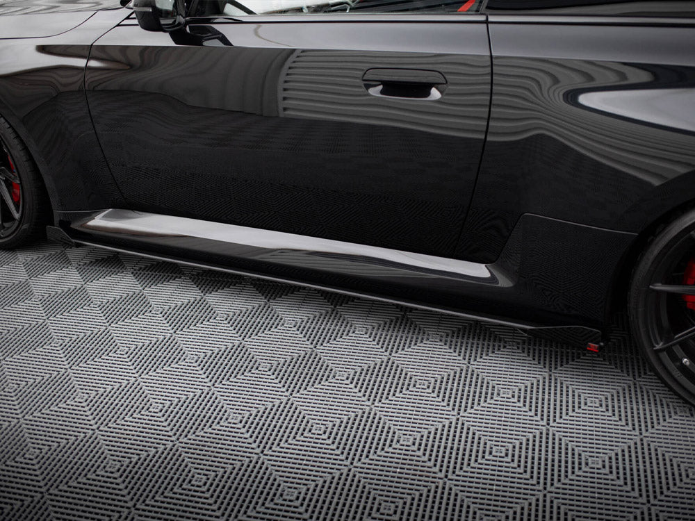 Street PRO Side Skirts Diffusers V.1 + Flaps compatible with BMW M2 G87