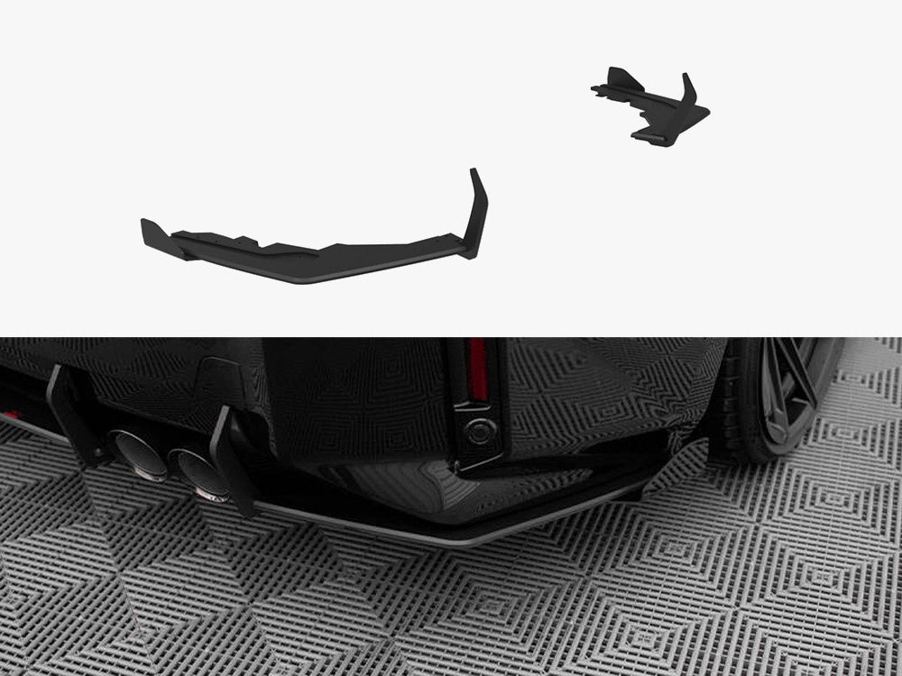 Street Pro Rear Side Splitters V.1 + Flaps compatible with BMW M2 G87