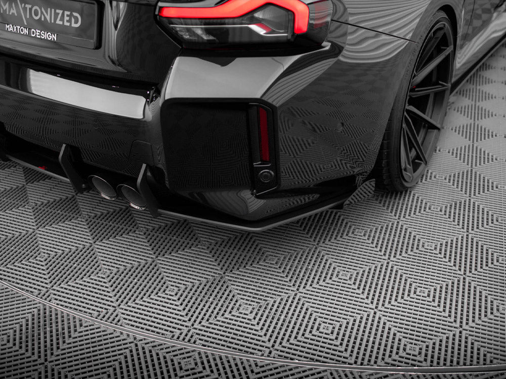 Street Pro Rear Side Splitters V.1 + Flaps compatible with BMW M2 G87