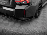 Street Pro Rear Side Splitters V.1 + Flaps compatible with BMW M2 G87