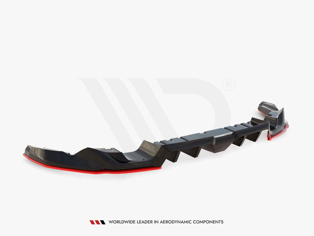 Central Rear Splitter (Vertical Bars) V.2 compatible with Toyota GR86 Mk1