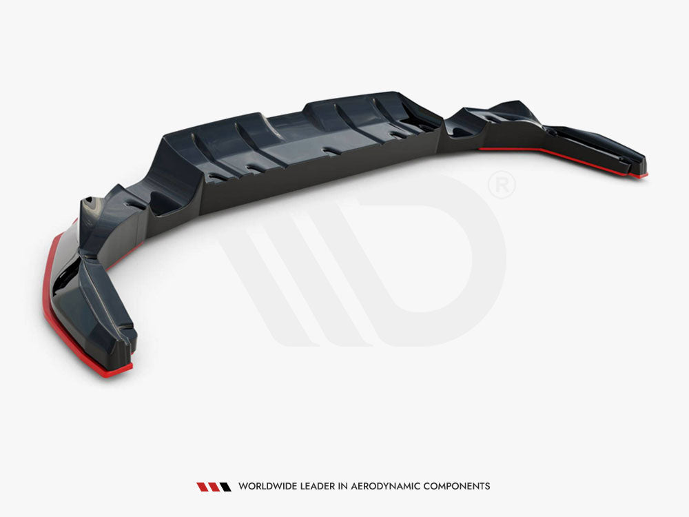 Central Rear Splitter (Vertical Bars) V.2 compatible with Toyota GR86 Mk1