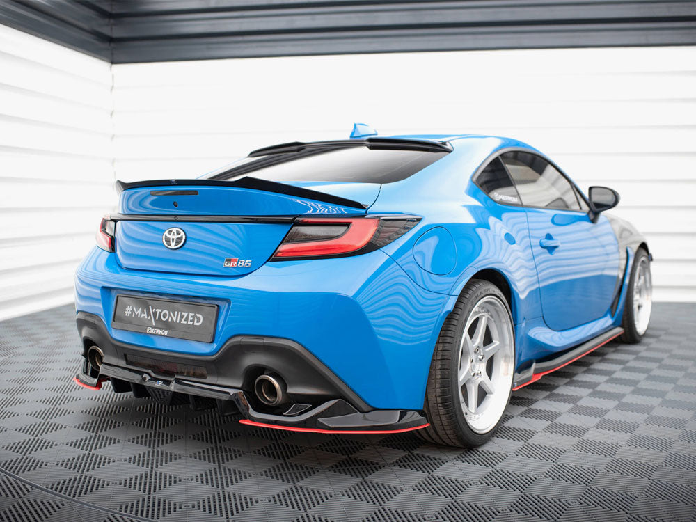 Central Rear Splitter (Vertical Bars) V.2 compatible with Toyota GR86 Mk1