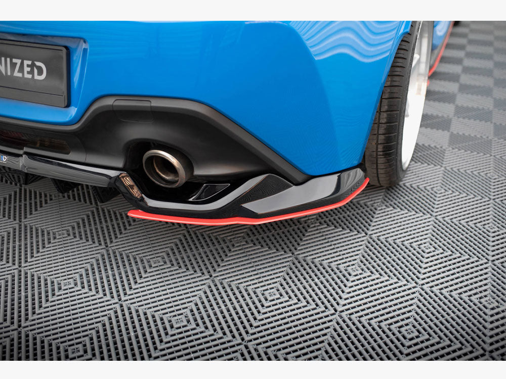 Central Rear Splitter (Vertical Bars) V.2 compatible with Toyota GR86 Mk1
