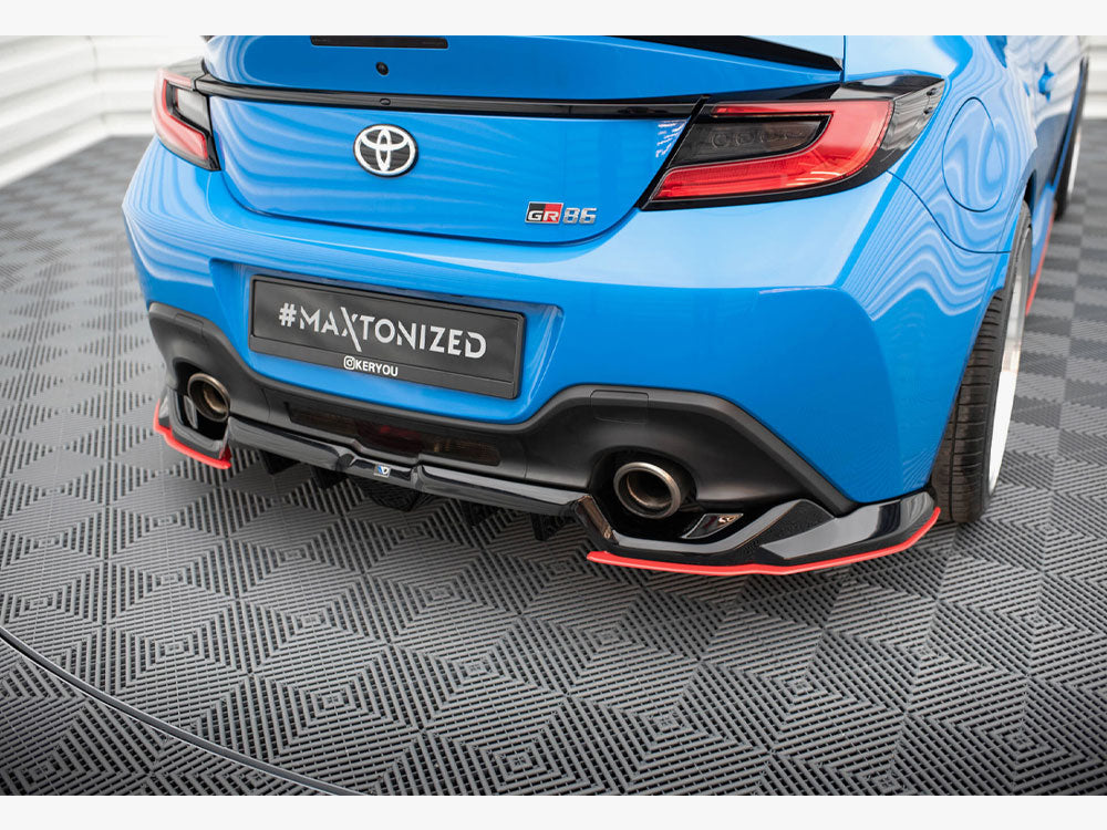 Central Rear Splitter (Vertical Bars) V.2 compatible with Toyota GR86 Mk1