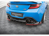 Central Rear Splitter (Vertical Bars) V.2 compatible with Toyota GR86 Mk1