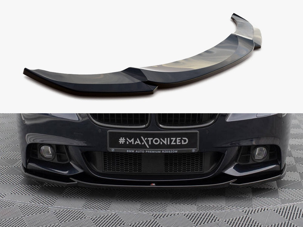 Front Splitter V.4 compatible with BMW 5 F10/F11 M Sport