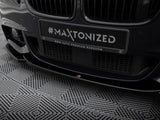 Front Splitter V.4 compatible with BMW 5 F10/F11 M Sport