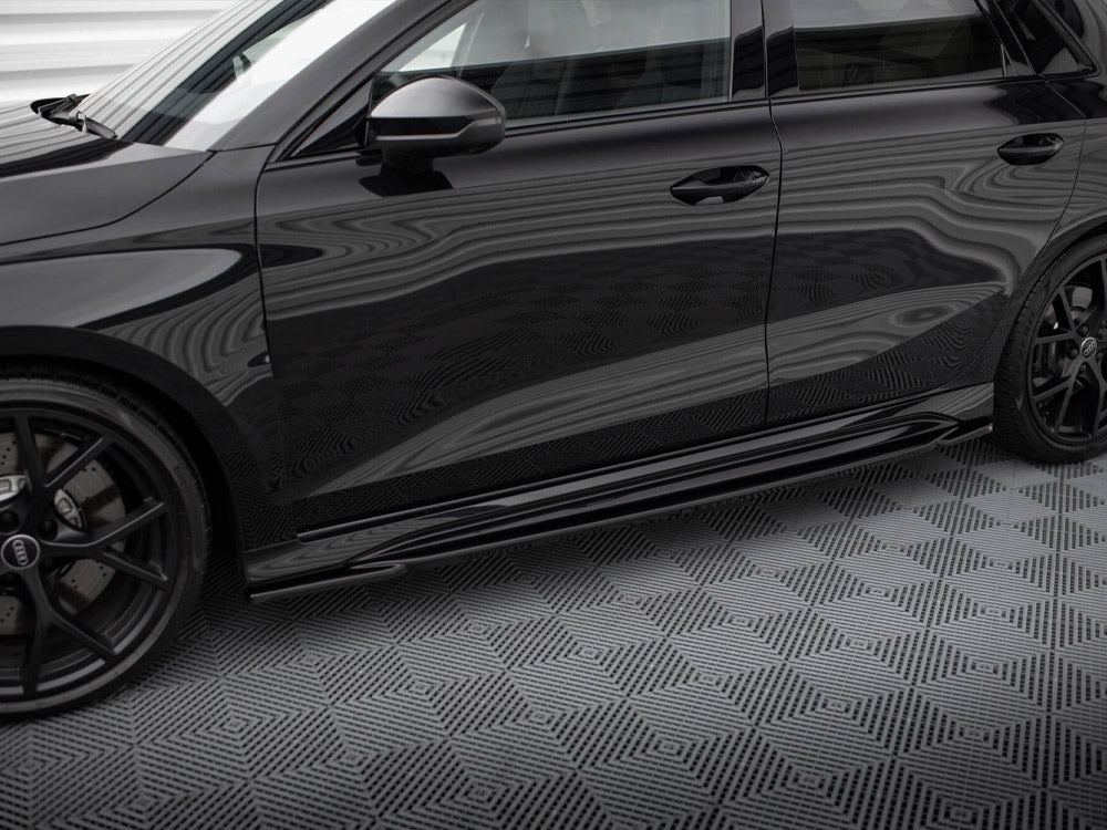 Side Skirts Diffusers compatible with Audi RS 3 8Y