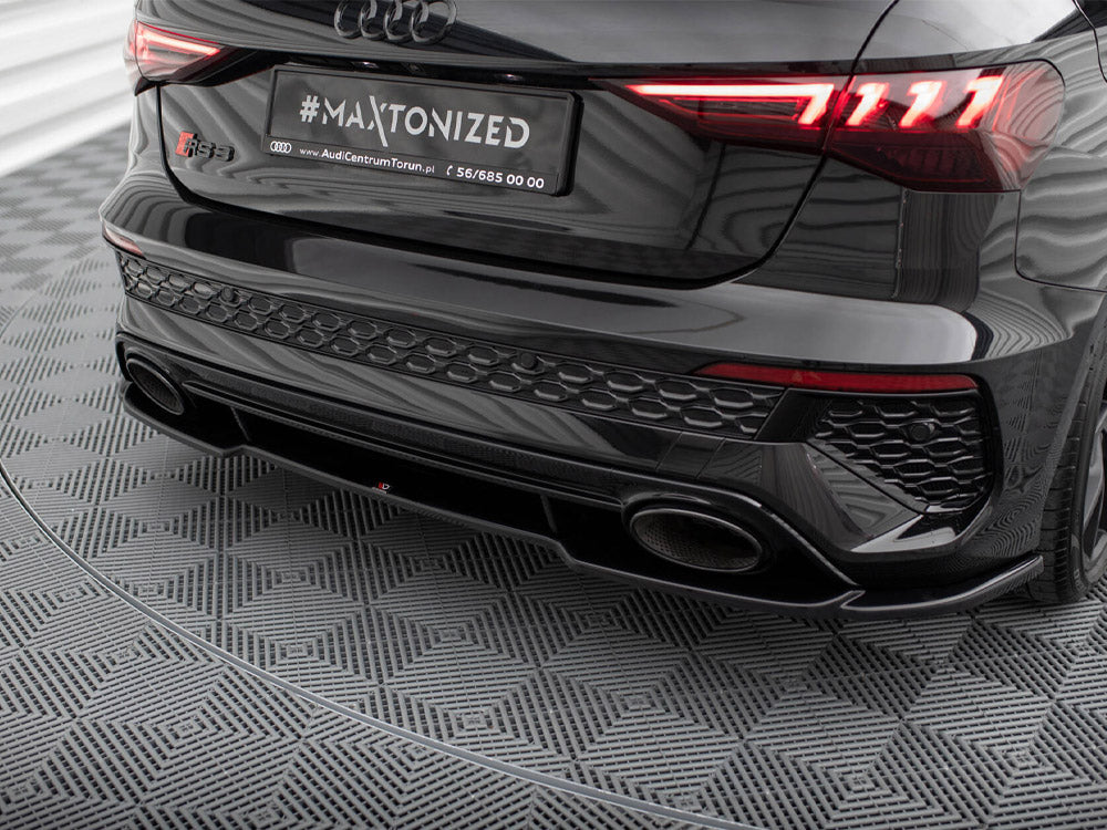Central Rear Splitter compatible with Audi RS 3 Sportback 8Y