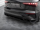 Central Rear Splitter compatible with Audi RS 3 Sportback 8Y