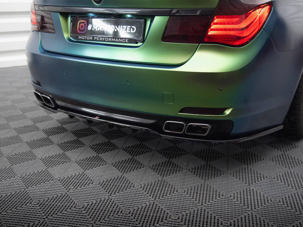 Central Rear Splitter (Vertical Bars) compatible with BMW 7 F01
