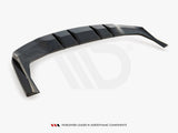 Rear Splitter (Vertical Bars) compatible with Mercedes-Benz GLE Coupe AMG Line C167 / C167 Facelift