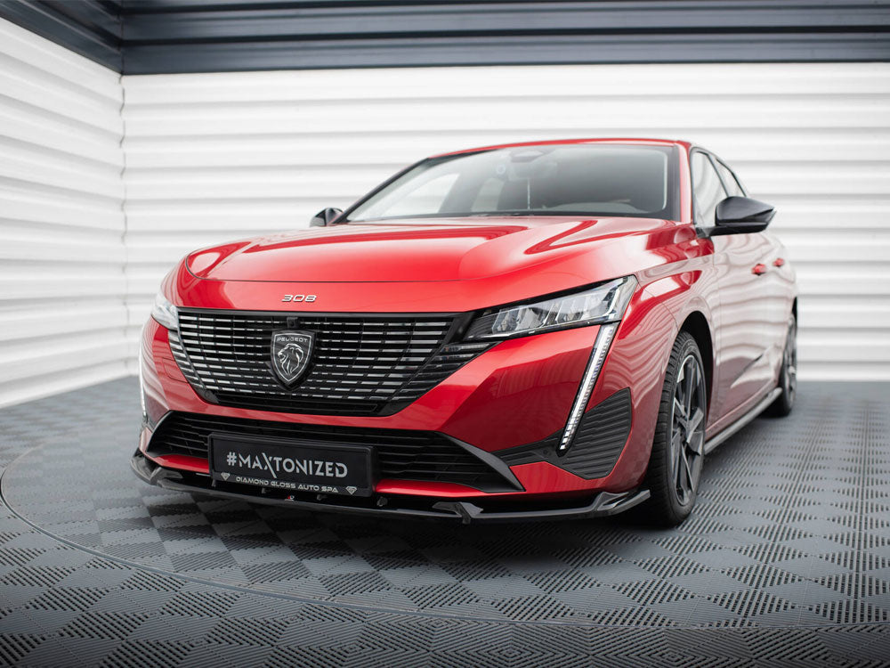 Front Splitter V.2 compatible with Peugeot 308 Mk3