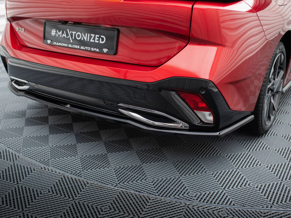 Central Rear Splitter compatible with Peugeot 308 Mk3