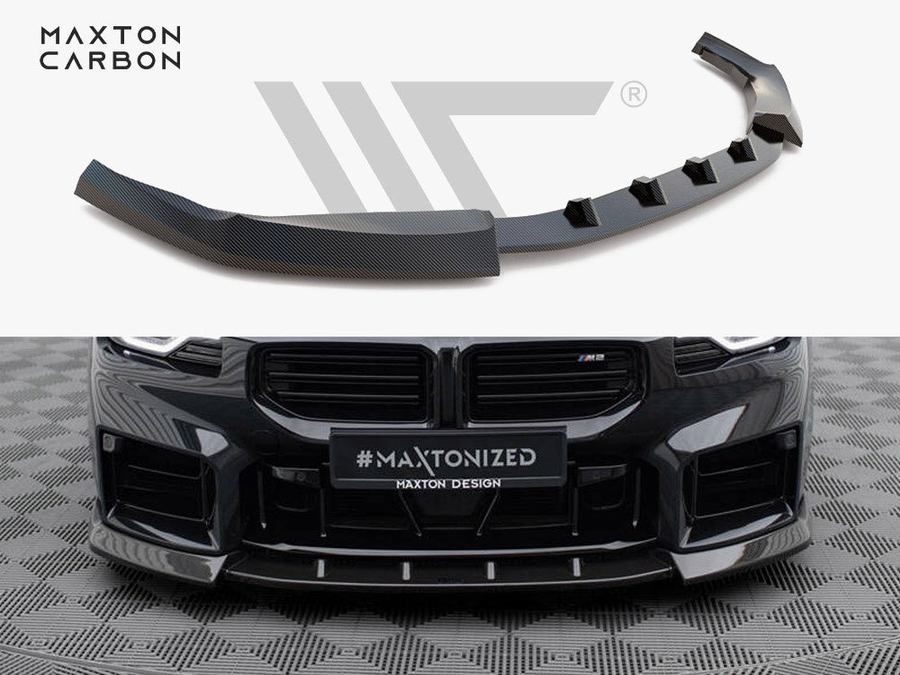 Carbon Fiber Front Splitter V.2 compatible with BMW M2 G87