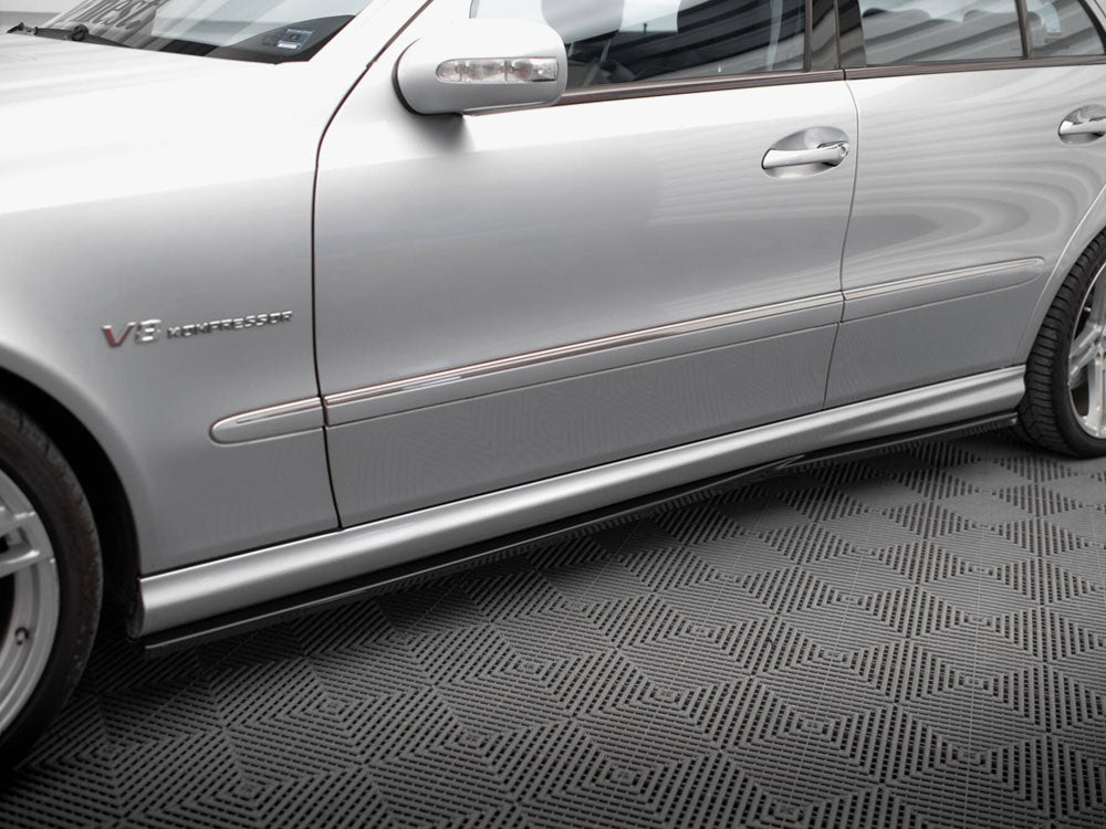 Side Skirts Diffusers compatible with Mercedes-Benz E 55 AMG W211