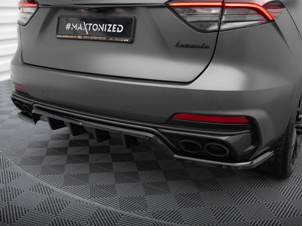 Rear Splitter (Vertical Bars) compatible with Maserati Levante Trofeo Mk1