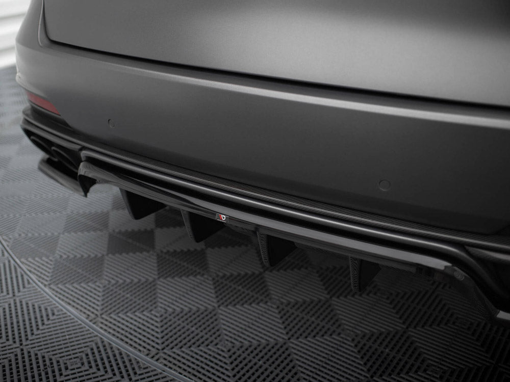 Rear Splitter (Vertical Bars) compatible with Maserati Levante Trofeo Mk1