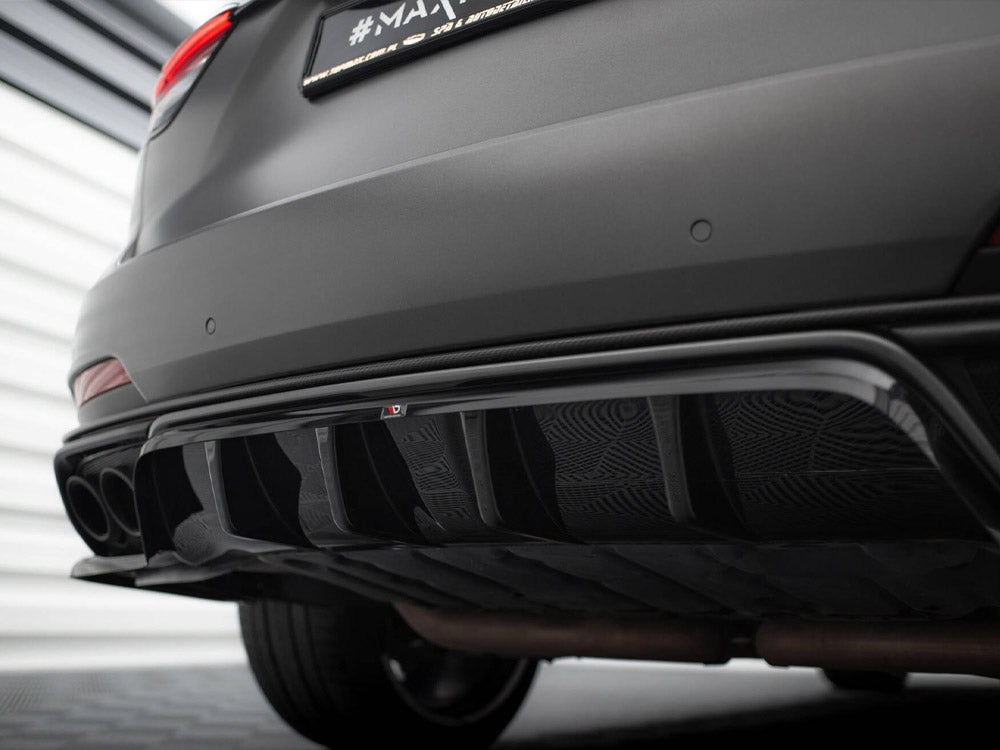 Rear Splitter (Vertical Bars) compatible with Maserati Levante Trofeo Mk1