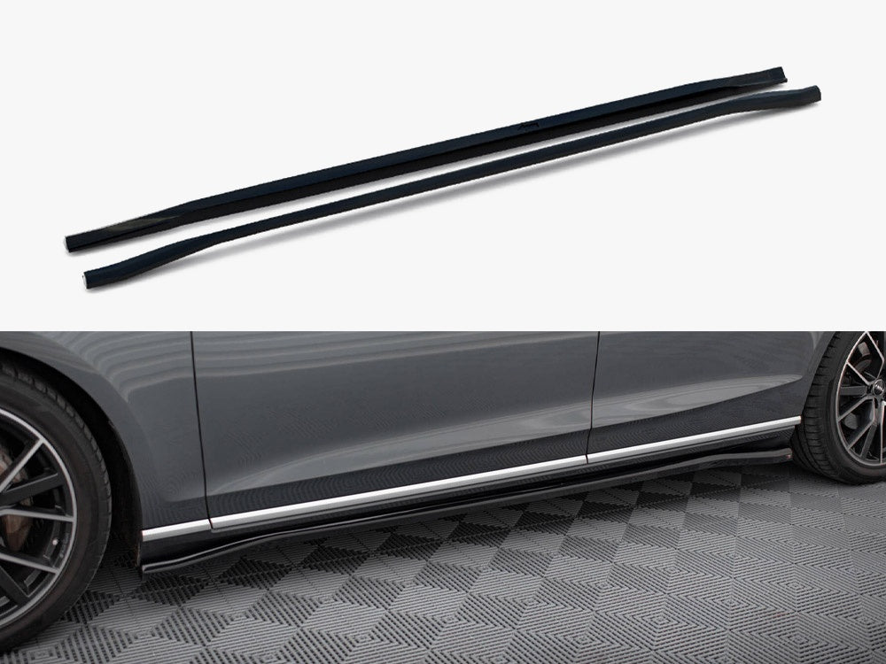Side Skirts Diffusers compatible with Audi A8 D5