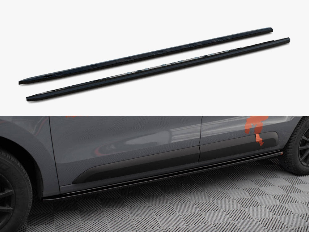 Side Skirts Diffusers compatible with Renault Express Mk2