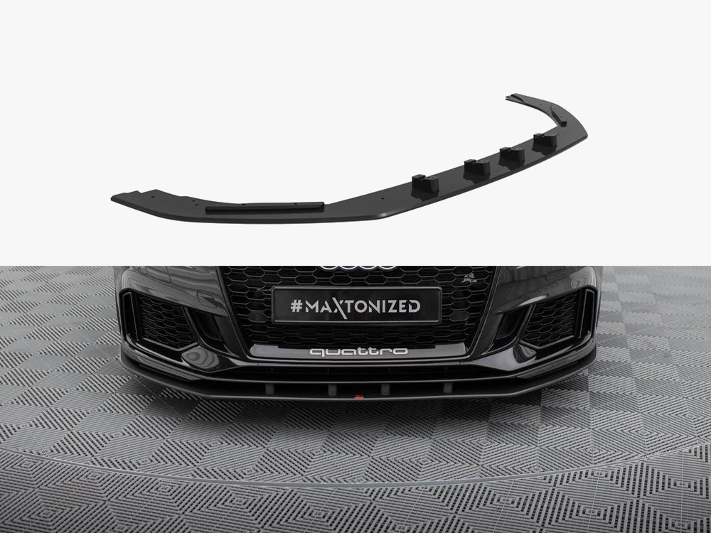 Street PRO Front Splitter compatible with Audi RS 3 Sedan 8V Facelift