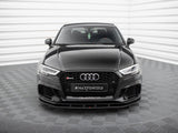 Street PRO Front Splitter compatible with Audi RS 3 Sedan 8V Facelift