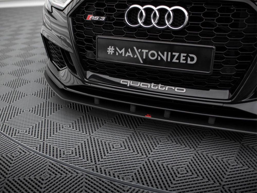 Street PRO Front Splitter compatible with Audi RS 3 Sedan 8V Facelift