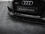 Street PRO Front Splitter compatible with Audi RS 3 Sedan 8V Facelift