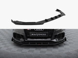 Street PRO Front Splitter V.1 + Flaps compatible with Audi RS 3 Sedan 8V Facelift