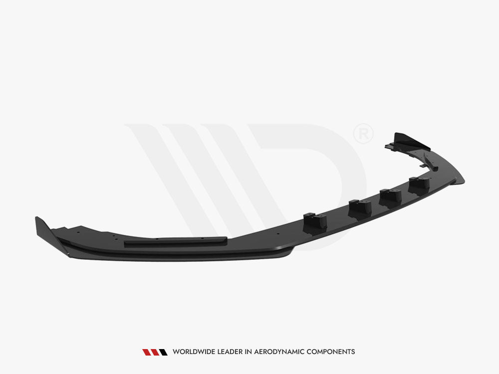 Street PRO Front Splitter V.1 + Flaps compatible with Audi RS 3 Sedan 8V Facelift