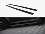 Street PRO Side Skirts Diffusers compatible with Audi RS 3 Sedan 8V Facelift