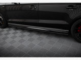 Street PRO Side Skirts Diffusers compatible with Audi RS 3 Sedan 8V Facelift