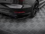 Street Pro Rear Side Splitters + Flaps compatible with Audi RS 3 Sedan 8V Facelift