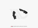 Street Pro Rear Side Splitters + Flaps compatible with Audi RS 3 Sedan 8V Facelift