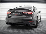 Street PRO Rear Diffuser compatible with Audi RS 3 Sedan 8V Facelift