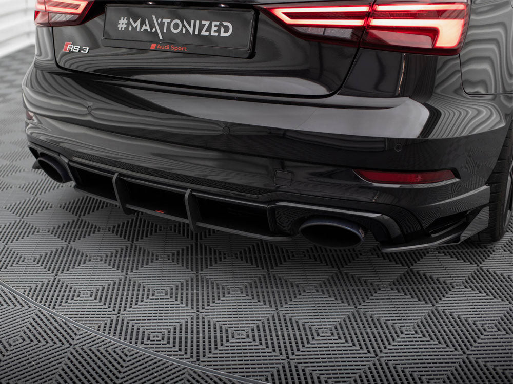 Street PRO Rear Diffuser compatible with Audi RS 3 Sedan 8V Facelift