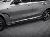 Side Skirts Diffusers V.1 compatible with BMW X6 M-Pack G06 Facelift