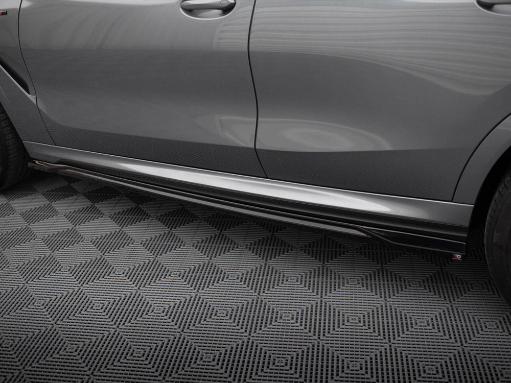 Side Skirts Diffusers V.1 compatible with BMW X6 M-Pack G06 Facelift